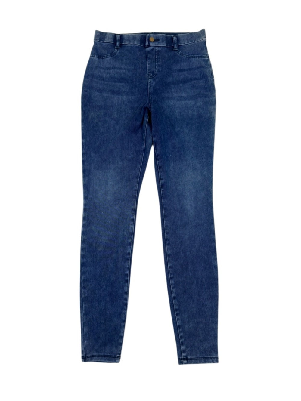 Time and Tru High Rise Stretch Leggings Blue Size Small